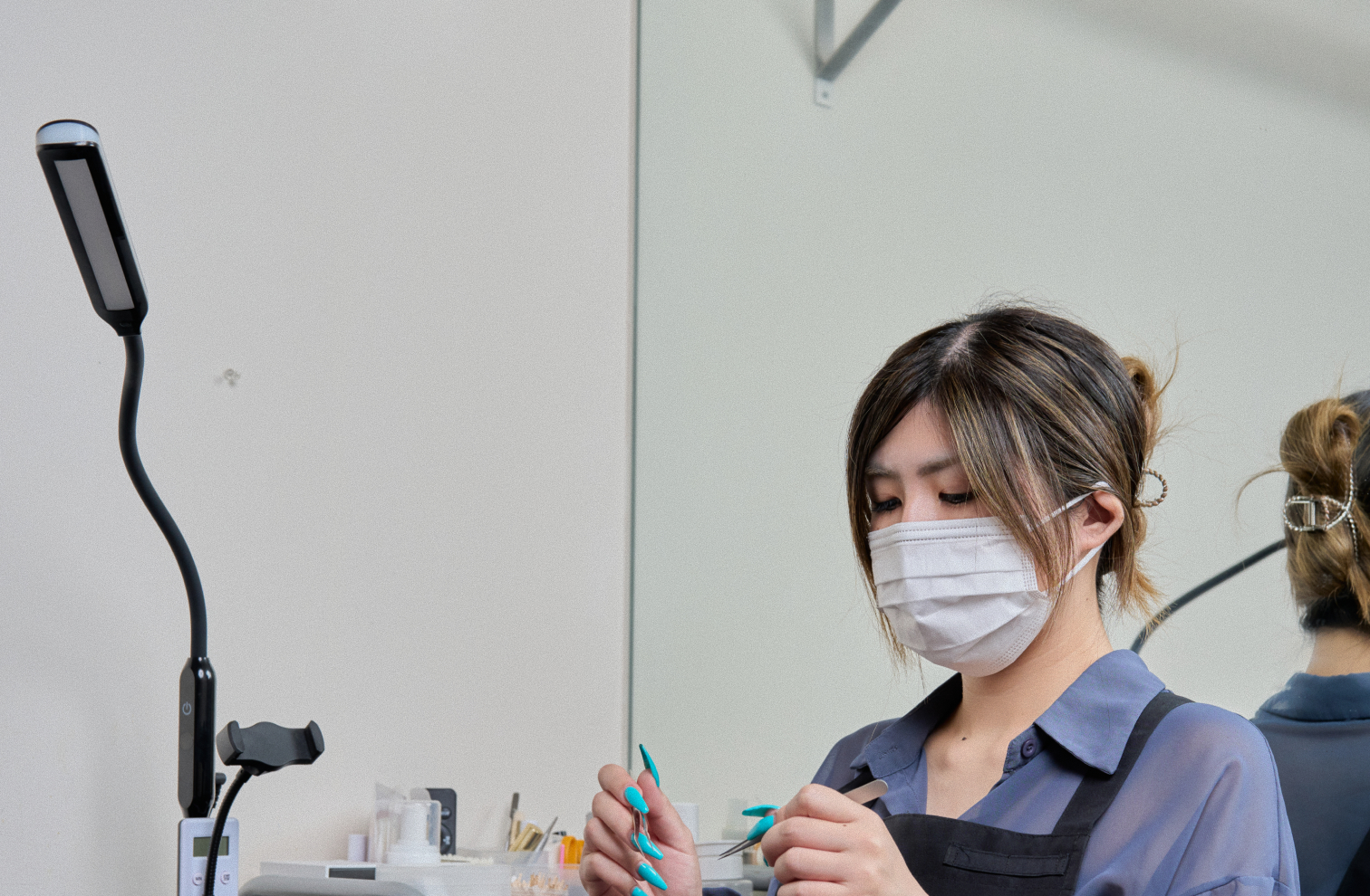 EYE LASH SALON IME 施術風景